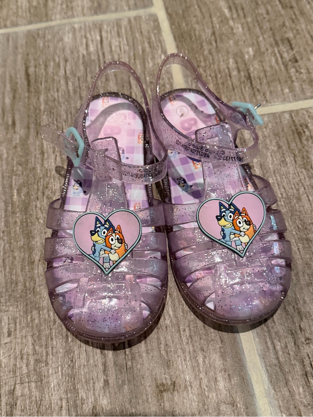 Kids Girls Bluey Jelly Sandal Shoe